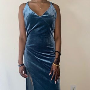 Women’s Velvet Maxi Dress